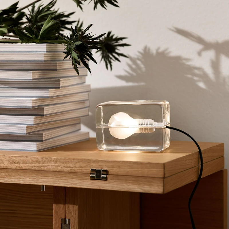 Block Lamp mini デザインハウスストックホルム Block Lamp Mini, Clear from Design House Stockholm | RoyalDesign.co.uk