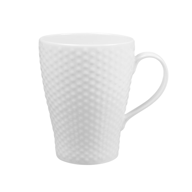 Blond Mug, White Dot