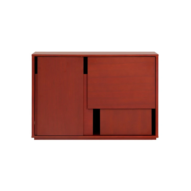 Layer Side Table, 120 cm, Red