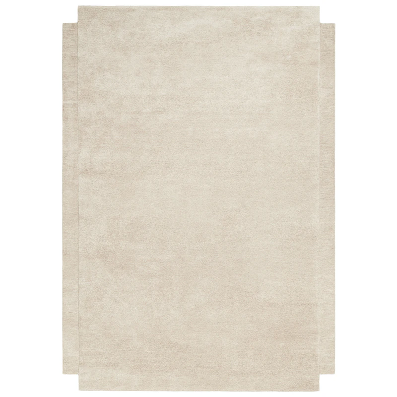 Level Wool Rug 250x350 cm, Beige