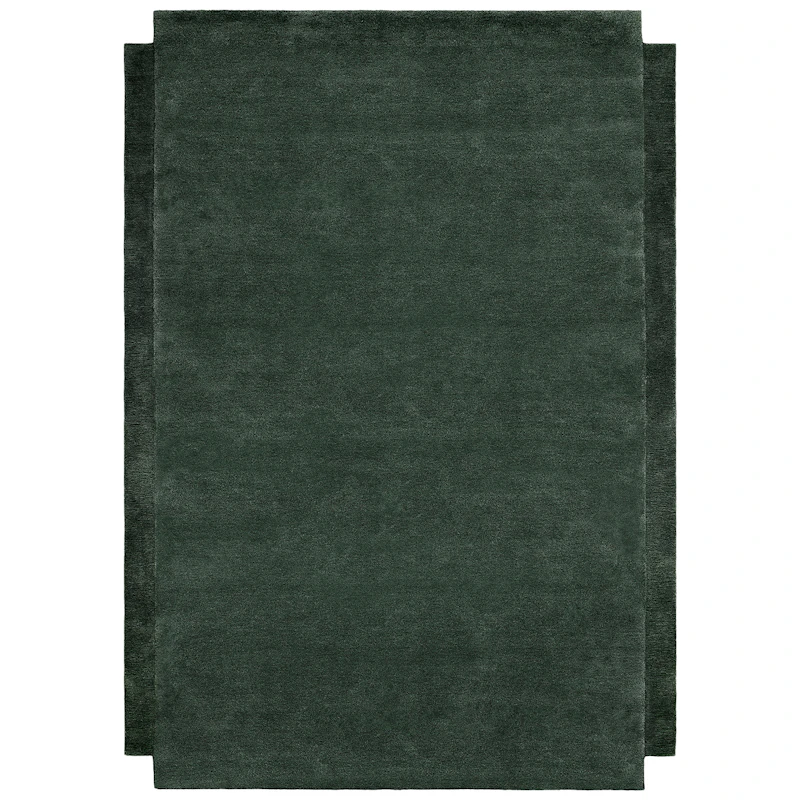 Level Wool Rug 250x350 cm, Green