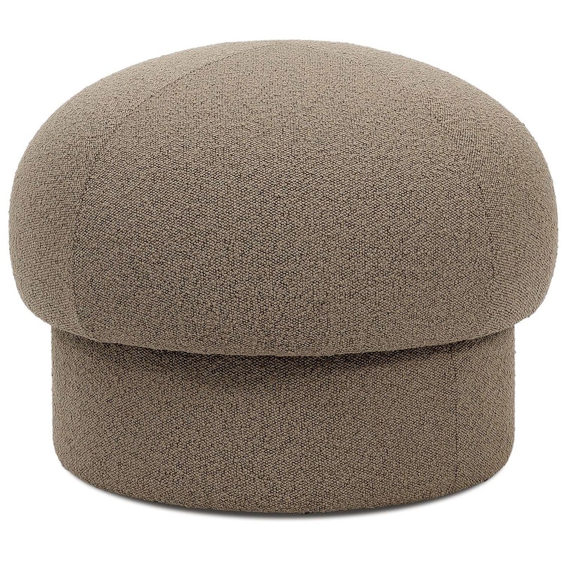 Uno Pouf Brown, Ø65 cm