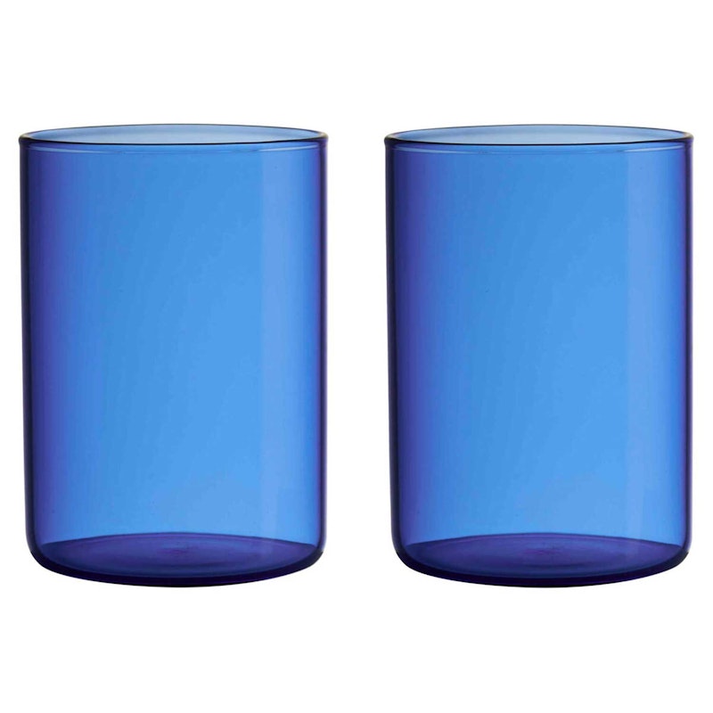 Favourite Drinking Glasses 2-pack The Mute Collection, Blue