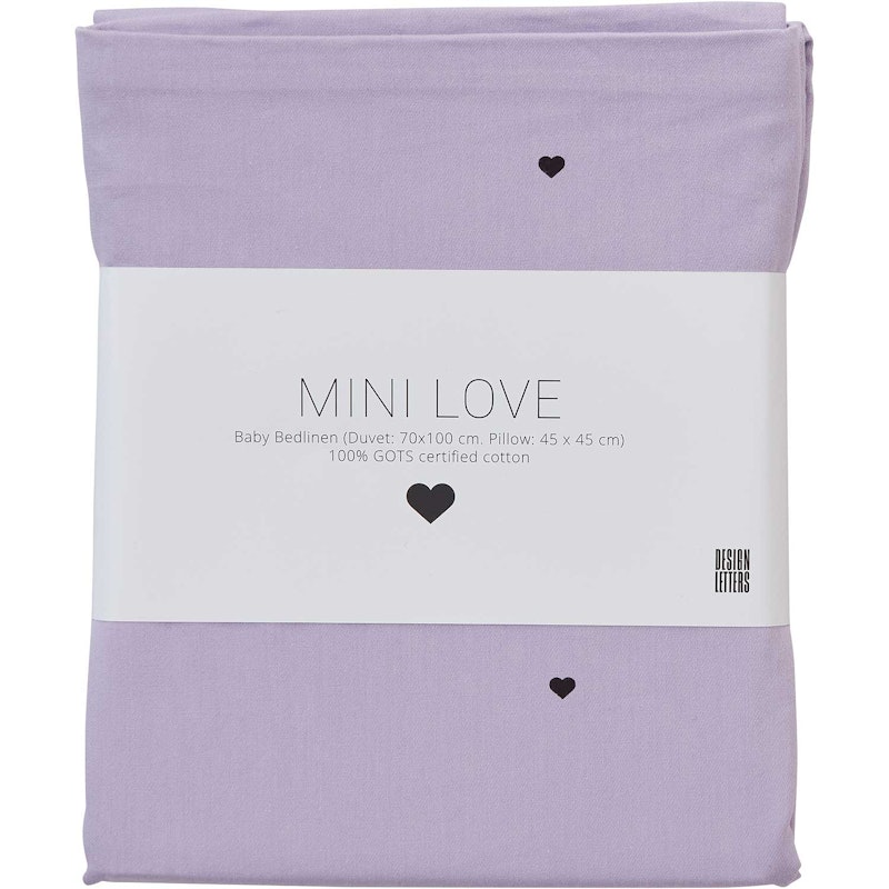 Mini Favorite Baby Duvet Cover Set, Purple