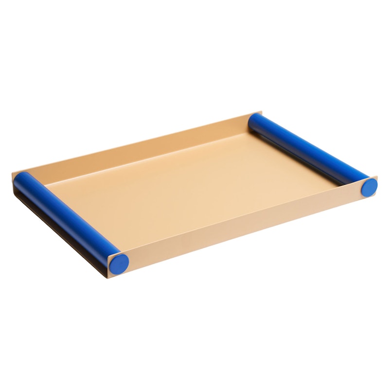 Ray Tray 25,5x40 cm, Beige / Blue