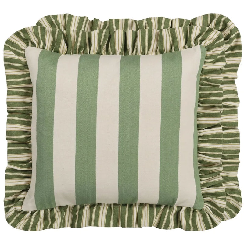 Berkeley Stripe Cushion 43x43 cm, Celadon