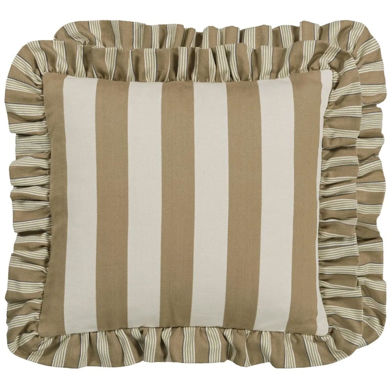 Berkeley Stripe Cushion 43x43 cm, Natural