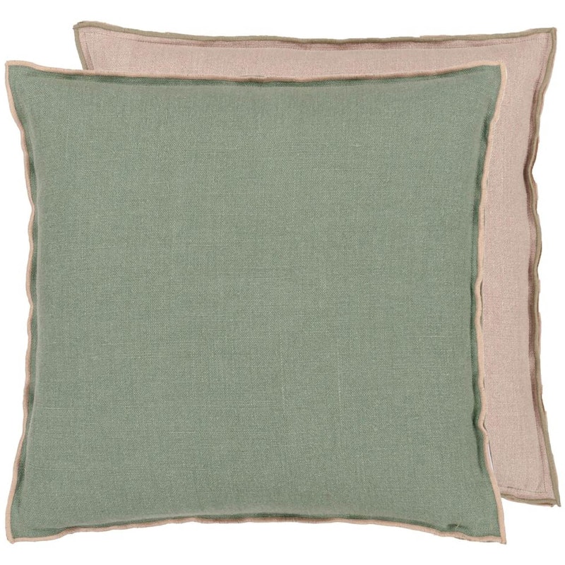 Brera Lino Cushion 43x43 cm, Pebble