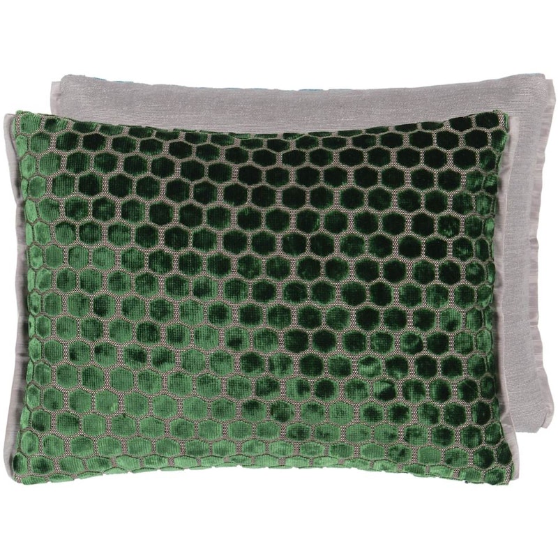 Jabot Cushion 30x40 cm, Emerald