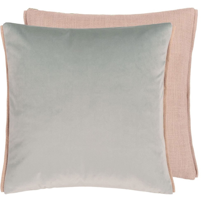 Velluto Cushion 50x50 cm, Duck Egg