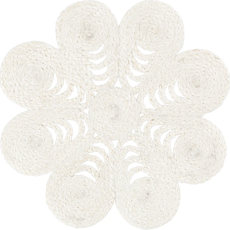 Elin Anemone Placemat 40 cm, White