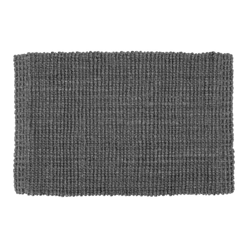 Jute Doormat 60x90 cm, Lead Grey