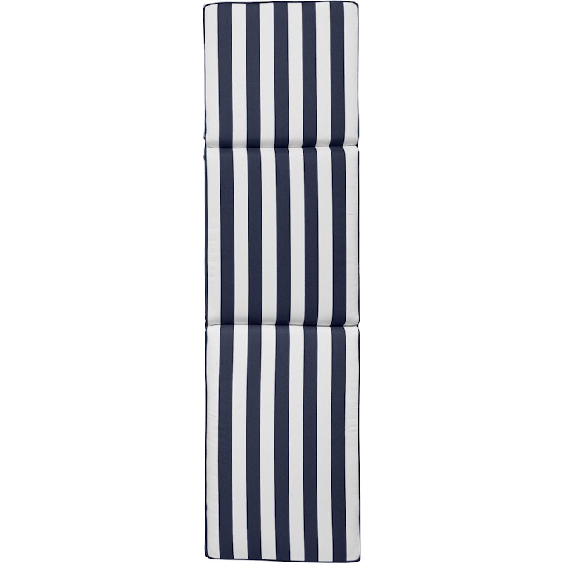 Wide Stripe Deck Chair Cushion 50x186 cm, Navy