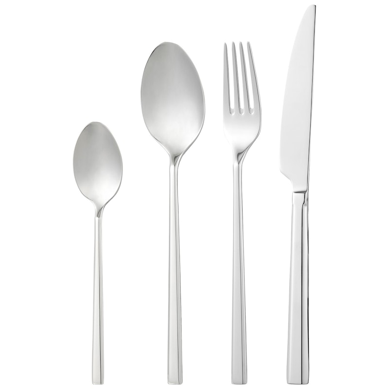 Clara Cutlery Set Stainless Steel, 48 Pieces