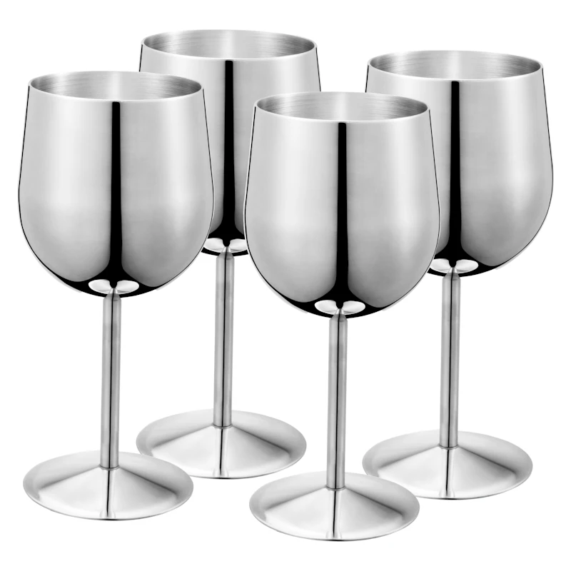 Violette Wine Glasses Stainless Steel 4-pack, 32 cl