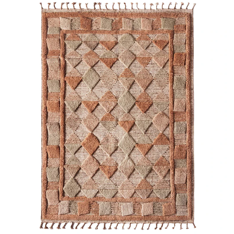Lisboa Wool Rug 200x300 cm, Multi Amber
