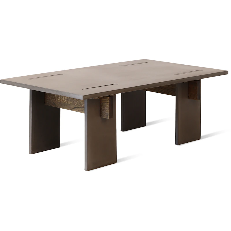 Arnold Coffee Table 65x110 cm, Dark Concrete