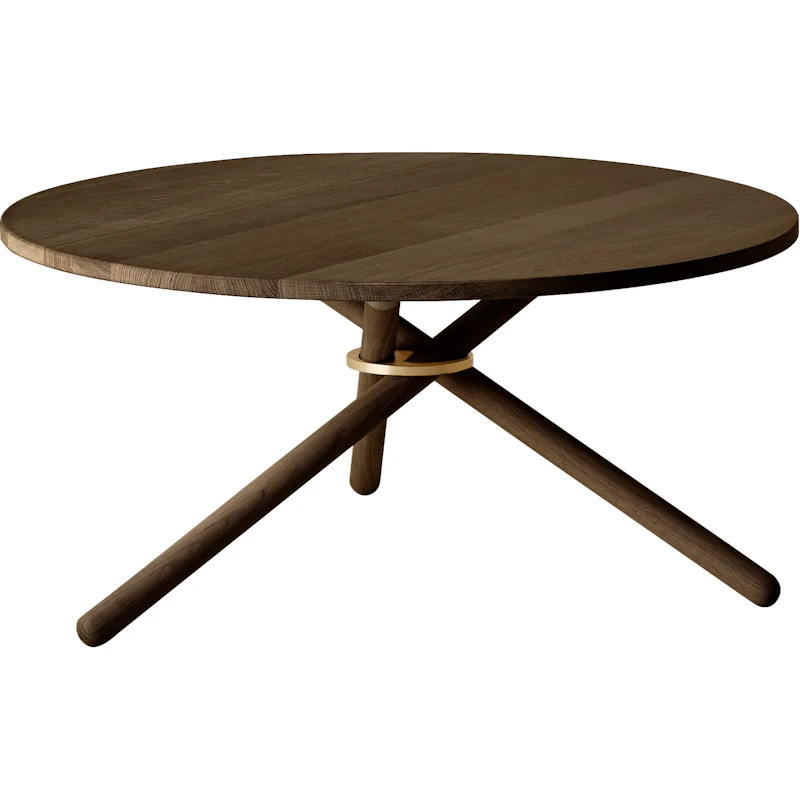 Bertha Coffee Table 90 cm, Dark Oak