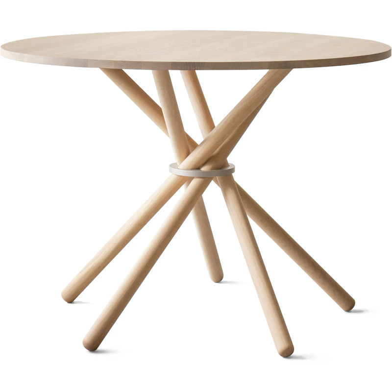 Hector 105 Dining Table, Light Oak