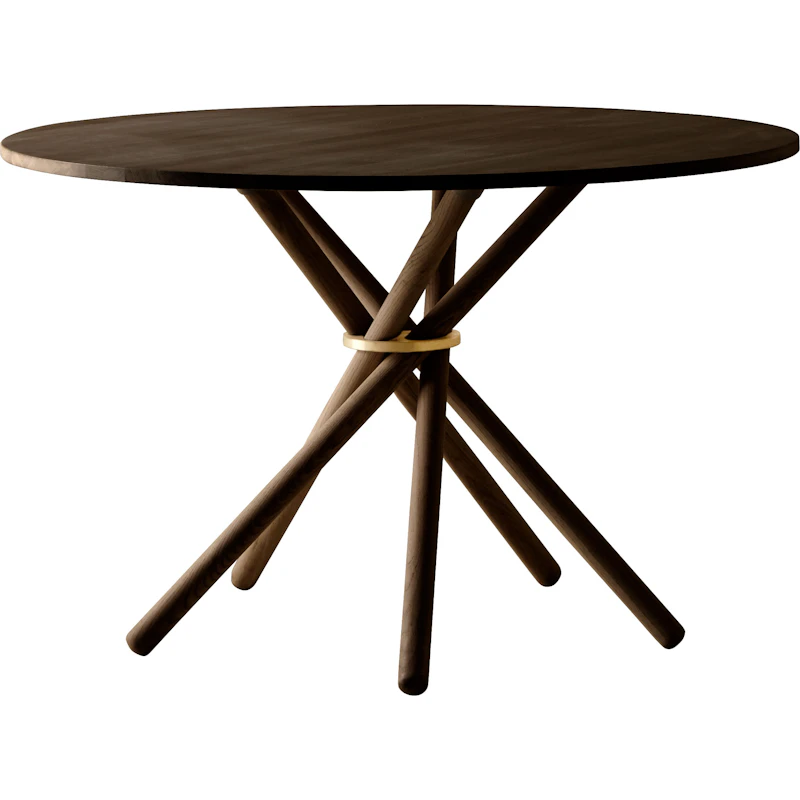 Hector 120 Dining Table, Dark Oak