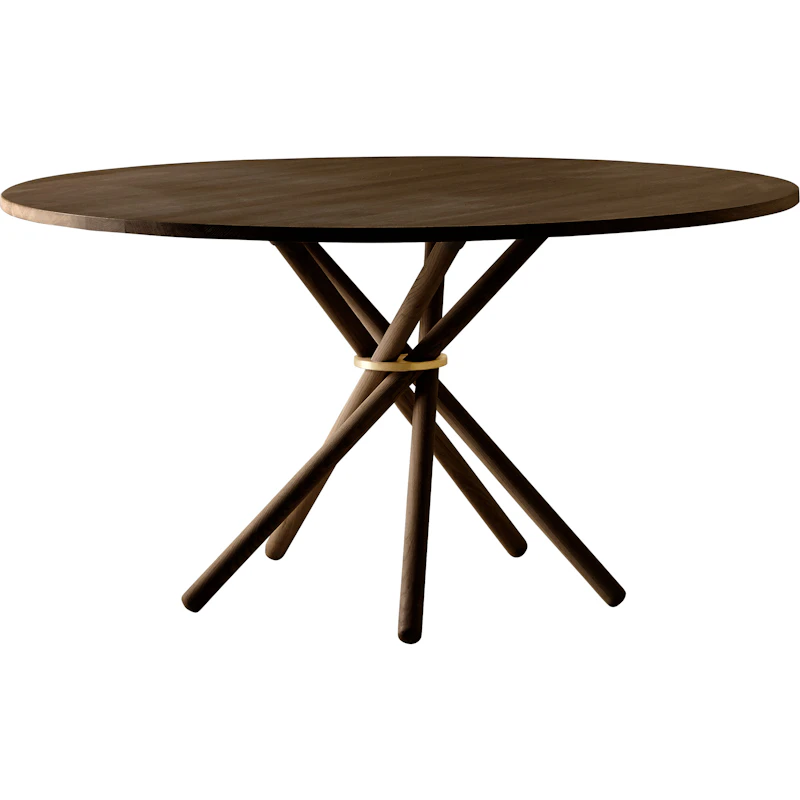 Hector 140 Dining Table, Dark Oak
