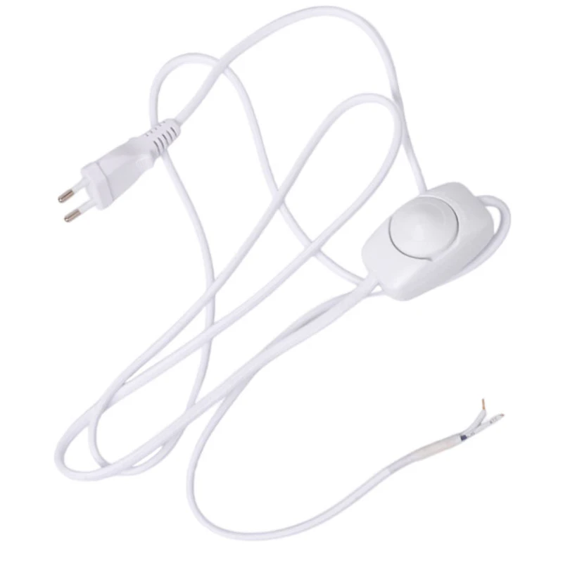 Edgeform Cord Set With Dimmer For Wall Lamp, White