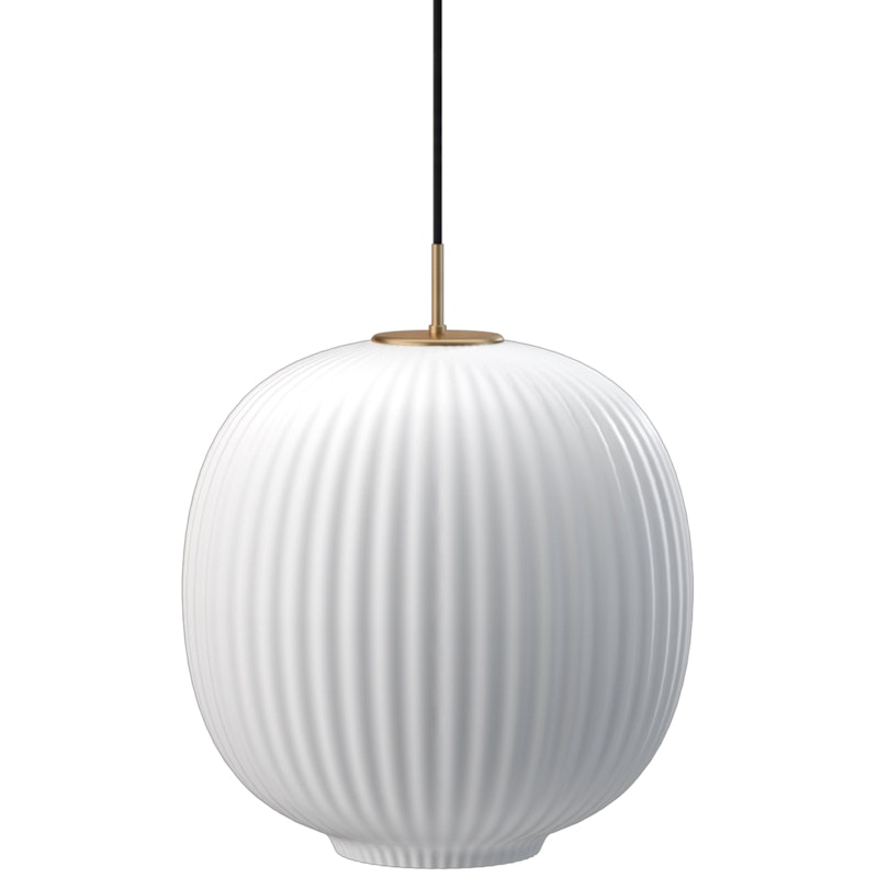 Vibra Pendant 35 cm, Opal White