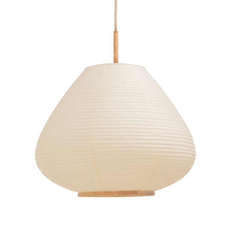 Mori Mushroom Pendant Lamp Ø35 cm, Oak / Off-white