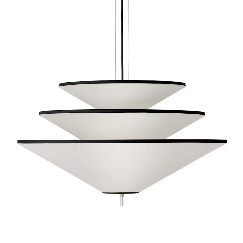 Tafta Mix Pendant Lamp Ø65 cm, Black / Off-white
