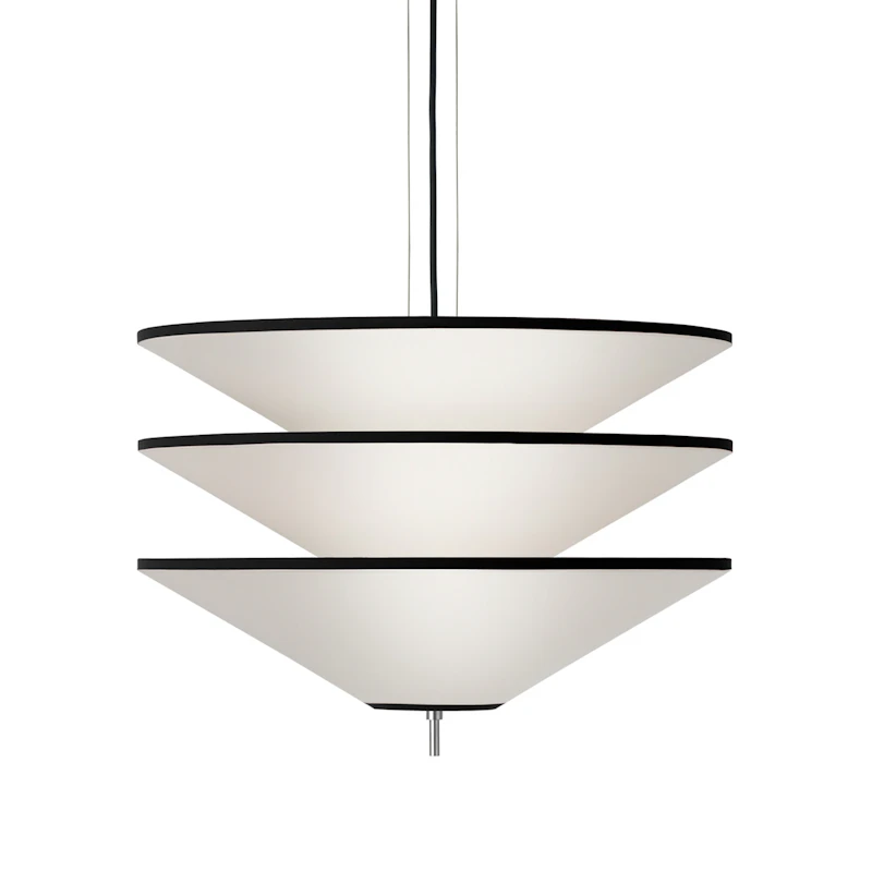 Tafta Pendant Lamp Ø52 cm, Off-white / Black