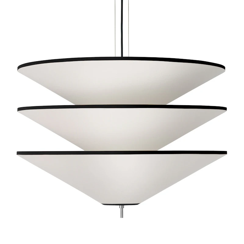 Tafta Pendant Lamp Ø65 cm, Off-white / Black