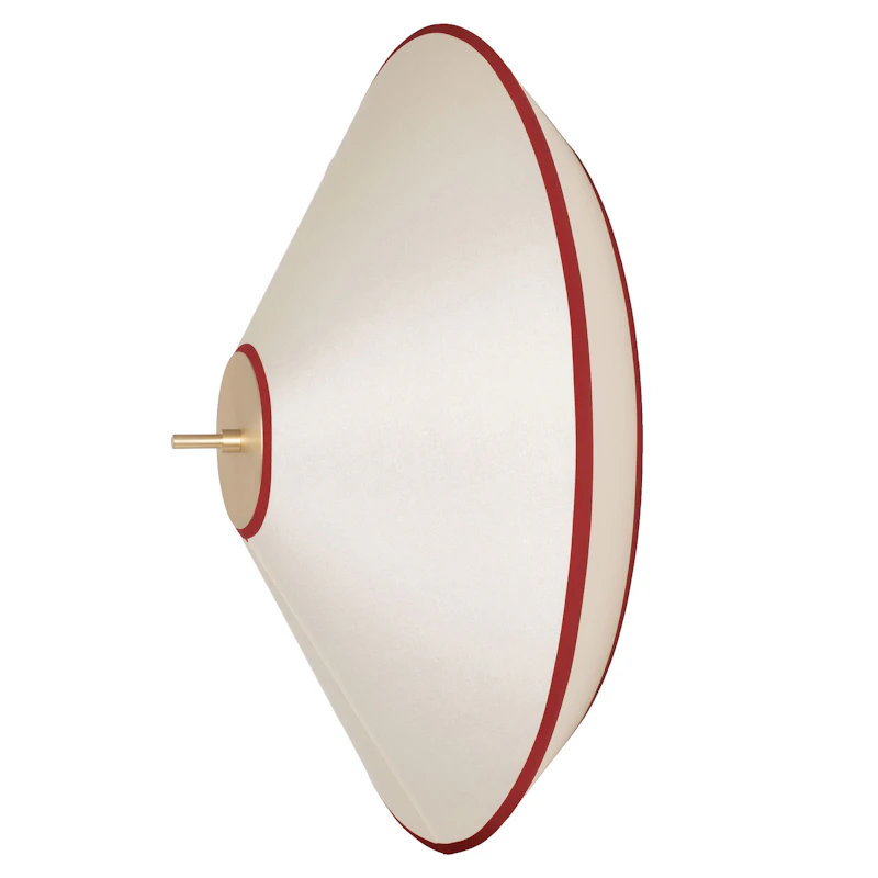 Tafta Wall Lamp Ø52 cm, Red / Off-white