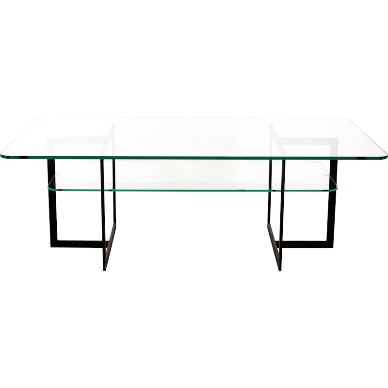 Square Coffee Table 140x80x45 cm, Black