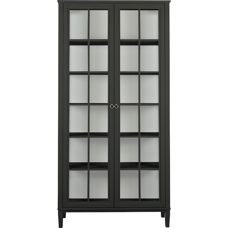 Stockholm 2.0 Display cabinet 99x37x201, Black