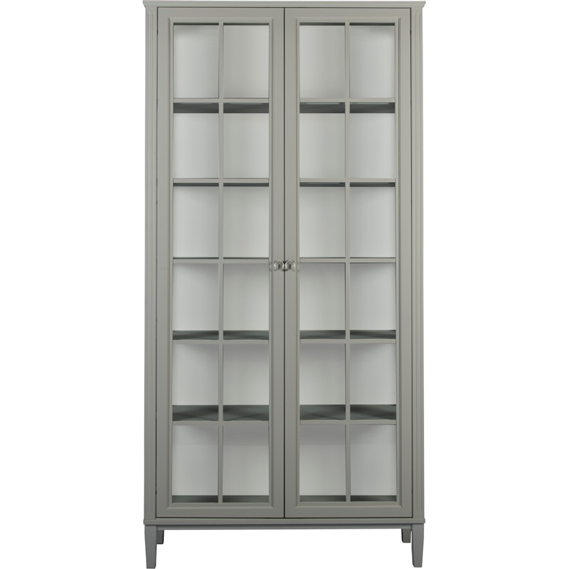 Stockholm 2.0 Display cabinet 99x37x201, Gray