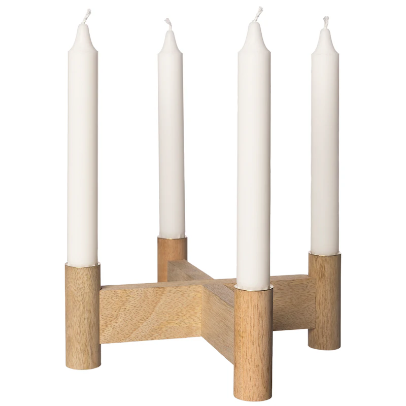 Advent Candle Holder, Natural