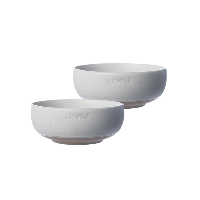 Bowl 2-pack ⌀ 11 cm, White / Nature