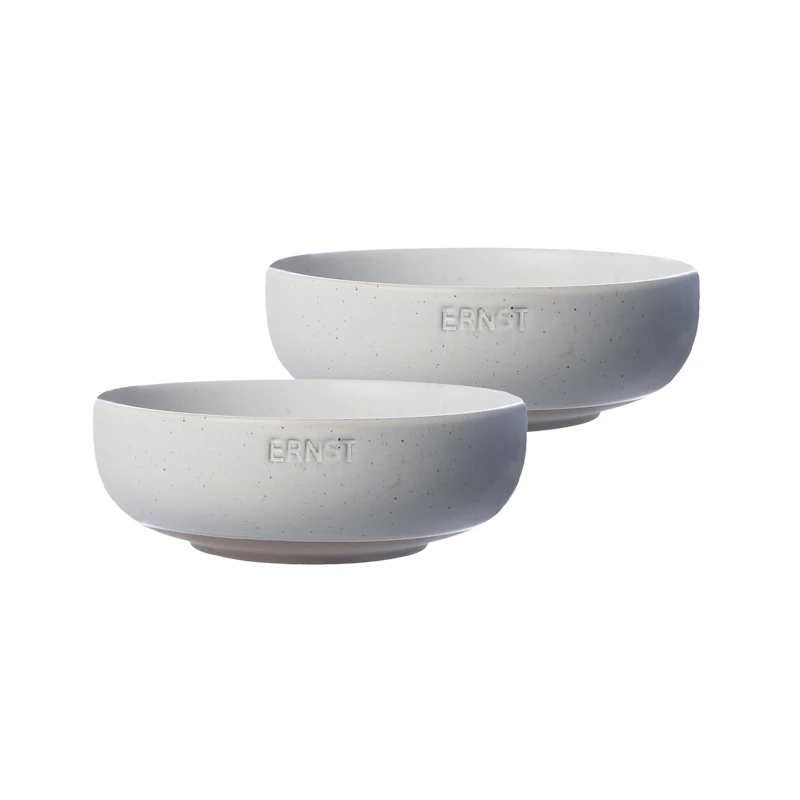 Bowl 2-pack ⌀ 14 cm, White / Natural