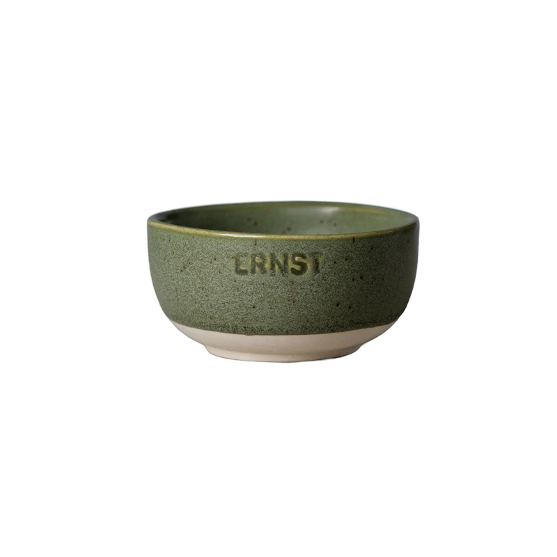 Bowl 8 cm, Green / White
