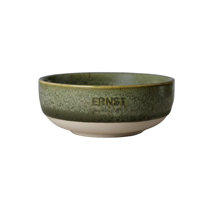 Bowl 11 cm, Green / White