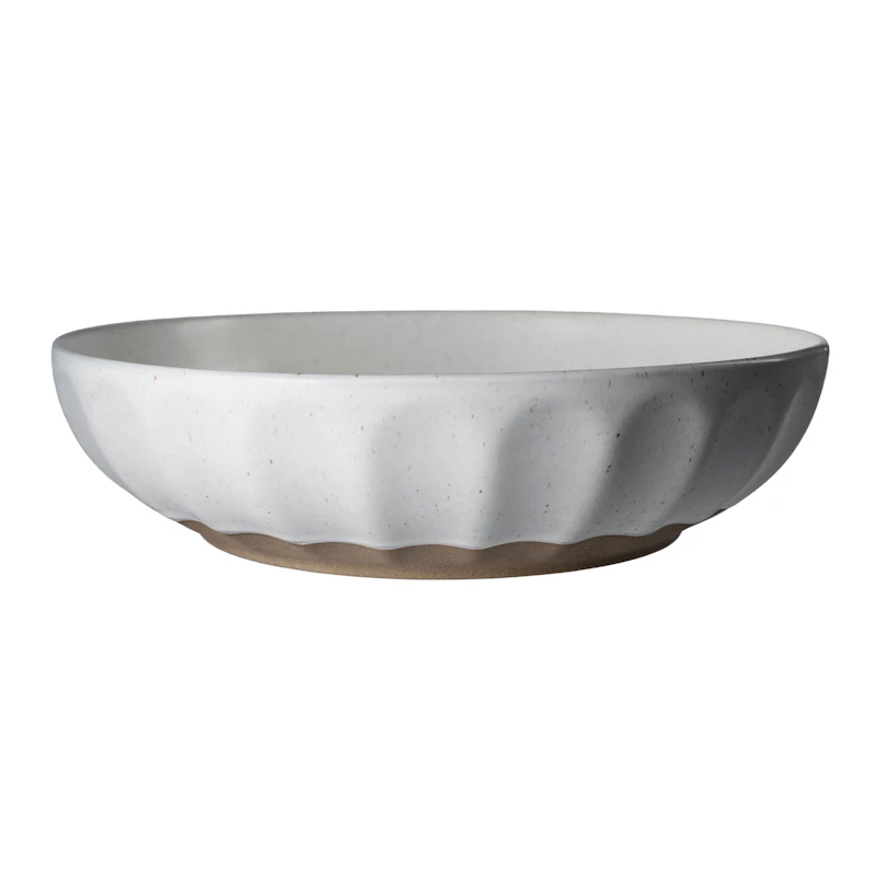 Bowl 24 cm, White / Nature
