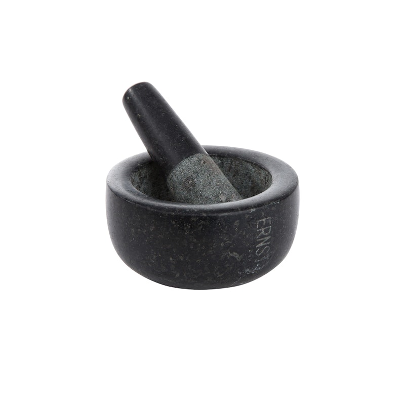 Ernst Mortar Small, Black Granite