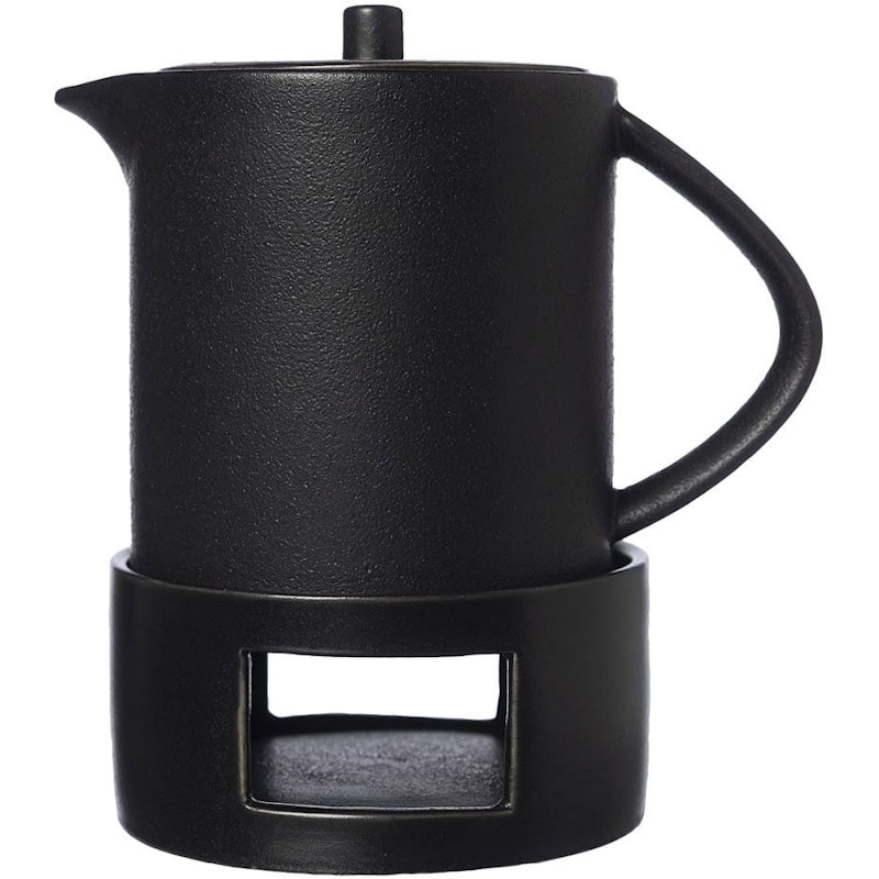 Mulled Wine Jug With Warmer, Black