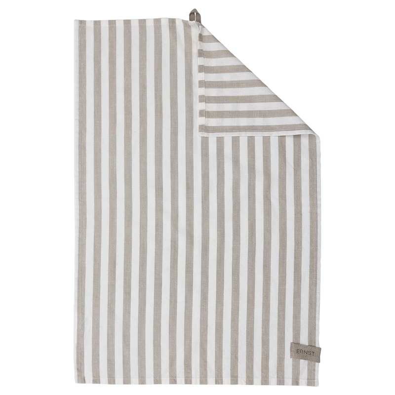 Kitchen Towel 47x70 cm, White/Beige