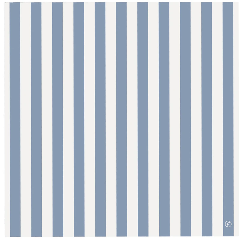 Napkins 33x33 cm, White/Light Blue