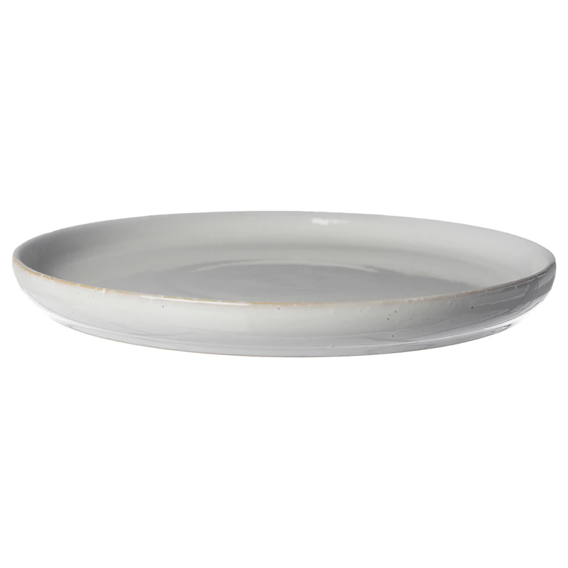 Plate Ø24,5 cm, Natural White