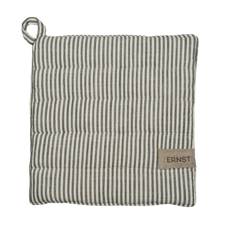 Pot Holder, Salvia / White