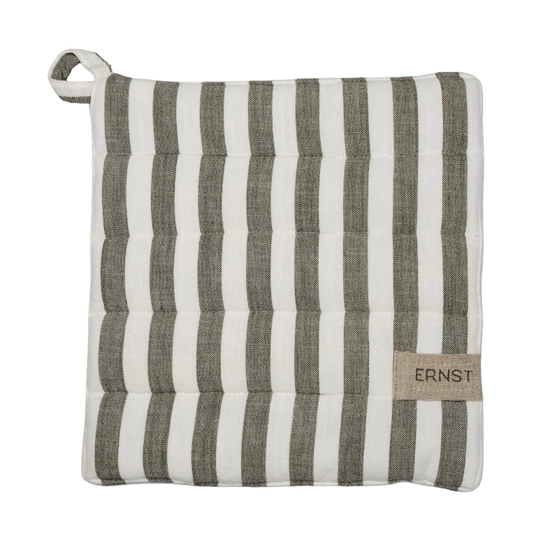 Pot Holder, Salvia / White