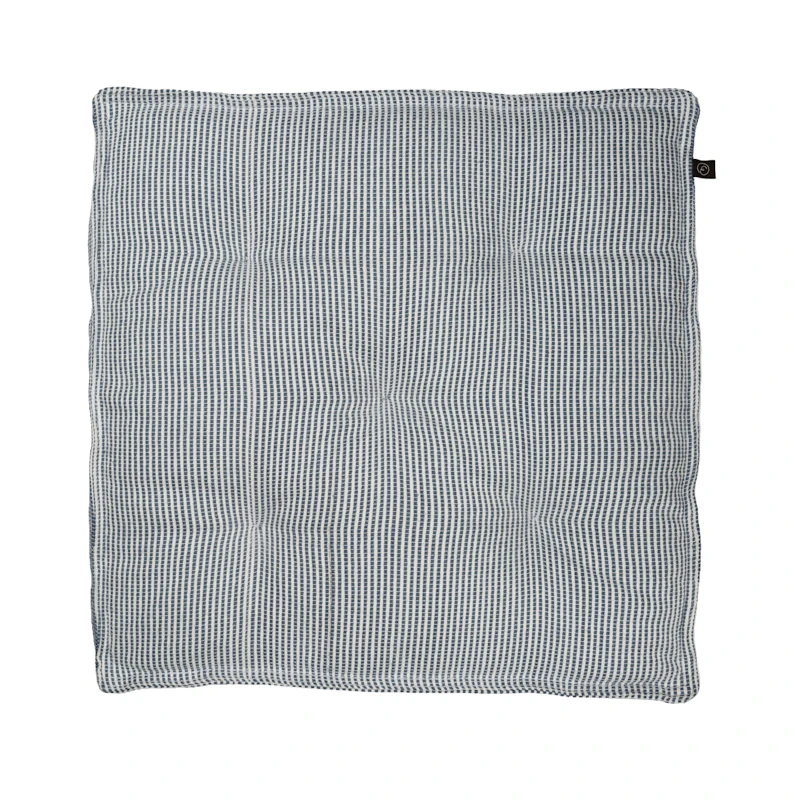 Seat Cushion 45x45 cm, White / Blue