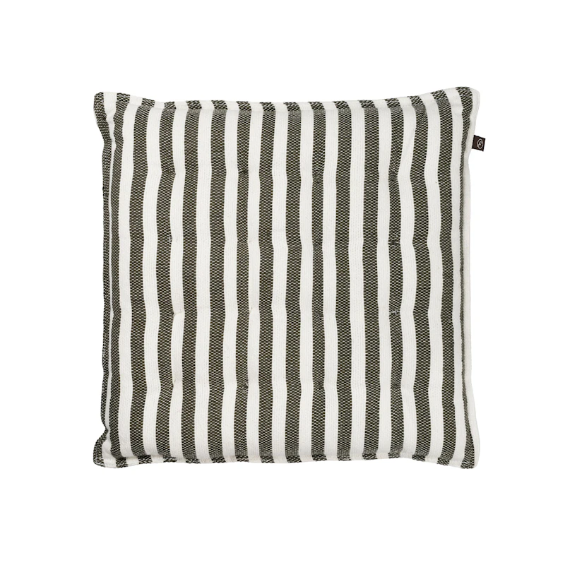 Seat Cushion 40x40 cm, White / Sage